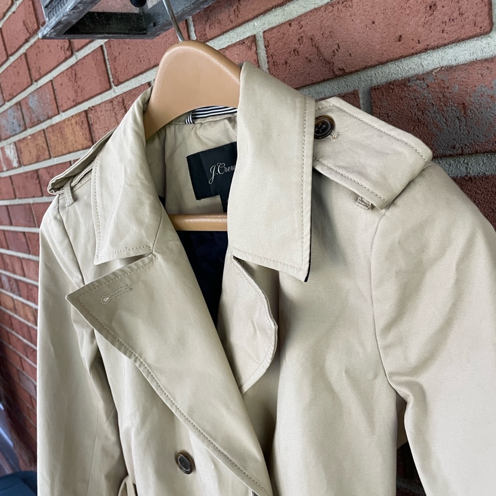 J Crew Icon Trench Coat - Picture 2 of 9